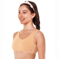 Enamor Girls Wide Strap Cotton Non-Padded Antimicrobial Beginners Non-Wired Bra, Bb01