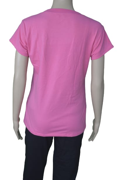 Loveable Sports Womens Crew Neck Tee (Pink)