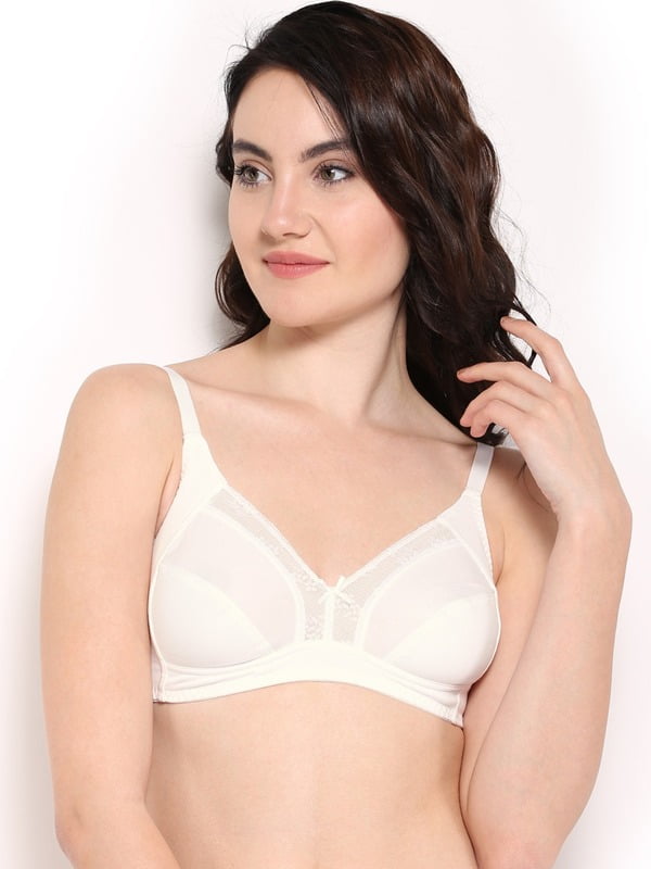 Amante Solid Non Padded Non-Wired Full Coverage Support Bra White