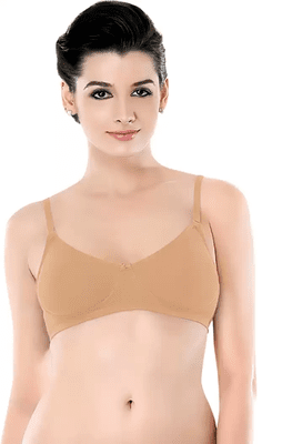 Buy Sona Lingerie Women's Bee Heart Cotton Straps T-Shirt Bra Full