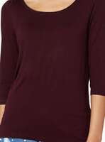 Hanes Comfty Full Sleeve Top (Maroon)
