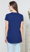 Van Heusen Athleisure Perfect Printed Long Tee - Blue Light Inspire
