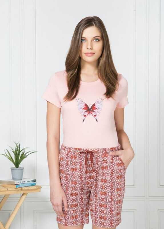 Van Heusen Printed Shorts with Pockets Geo Basic Pattern Van Heusen Printed Shorts with Pockets Geo Basic Pattern