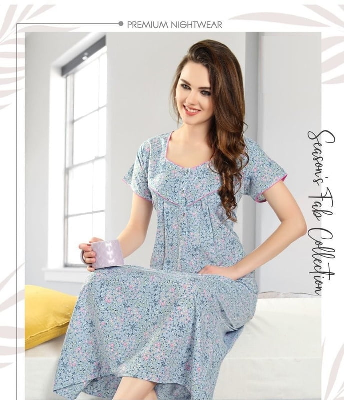 Alpine Cotton Night Gown (Nightie)