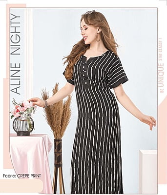 Buy Nighty & Night Dress for Women Online India at best price - SheTrendz