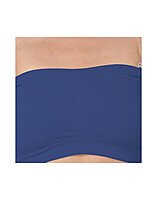 Womens Padded Tube Top - Navy Blue – Minelli