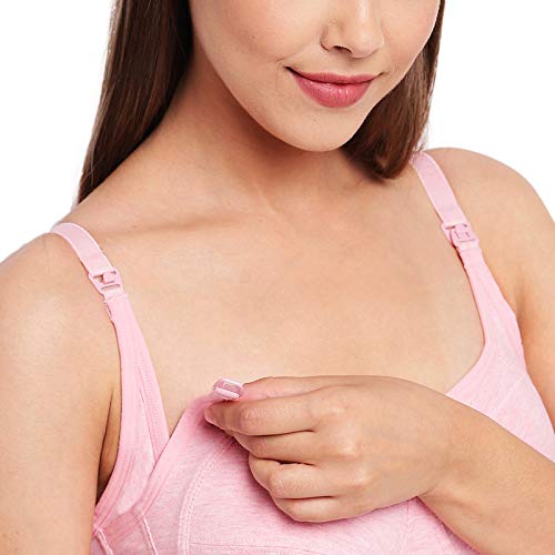 Enamor-MT02 Sectioned Lift & Support Nursing Bra - Non-Padded Wirefree High  Coverage