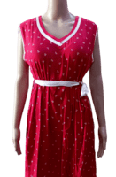 Minelli Red Pattern Short Nighty