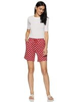 Van Heusen Printed Shorts (Red With White) Van Heusen Printed Shorts (Red With White)