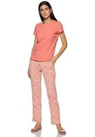 Van Heusen Athleisure Women's 55307 Printed Pyjama with Pocket (Pink) Van Heusen Athleisure Women's 55307 Printed Pyjama with Pocket (Pink)