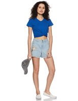 Fruit Of The Loom Crew Neck T.Shirt (Blue) Fruit Of The Loom Crew Neck T.Shirt (Blue)