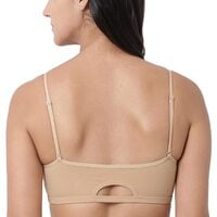 Enamor A022 Cotton Cami With Detachable Straps Bra- Non-padded,wirefree, High Coverage