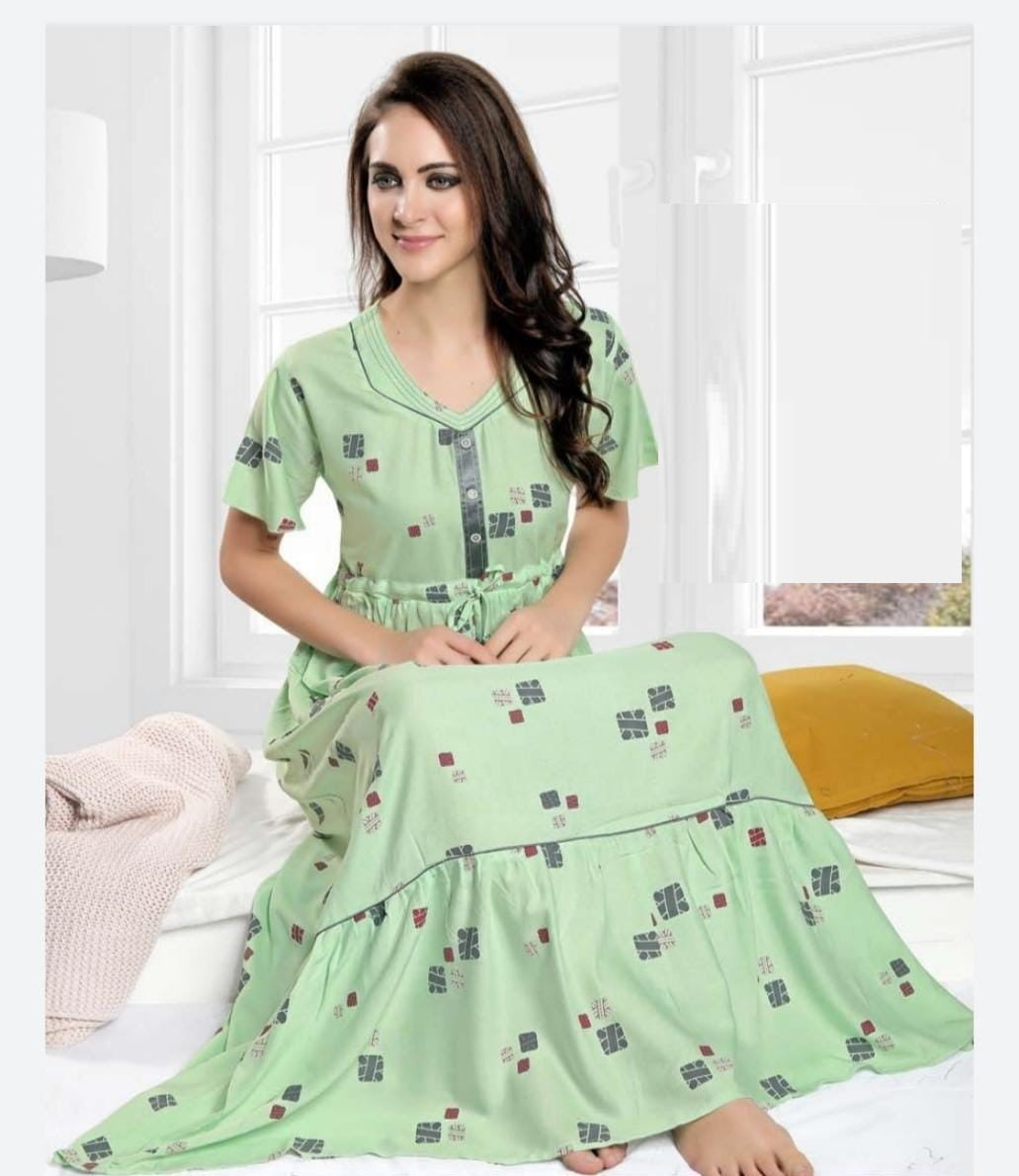 Buy Green Nightshirts & Nighti for Women by GOLDSTROMS Online