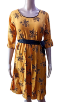 Minelli Yellow Flowers Short Nighty Minelli Yellow Flowers Short Nighty