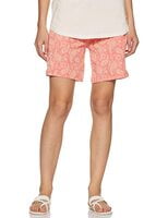 Van Heusen Printed Shorts (Peach)