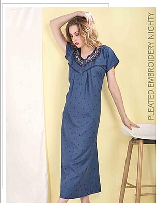 Cotton nighty hot sale with price