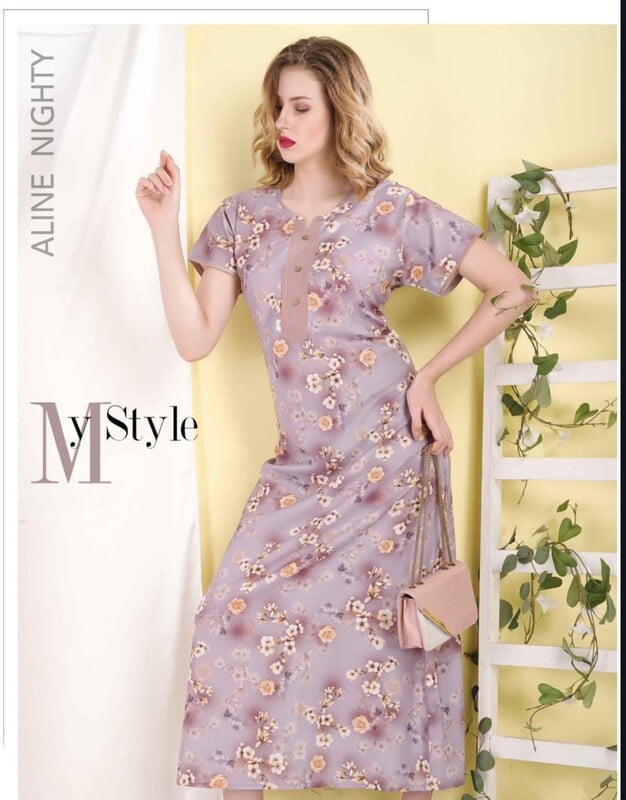 Minelli Womens Alpine Digital Nighty - 9016 Minelli Womens Alpine Digital Nighty - 9016