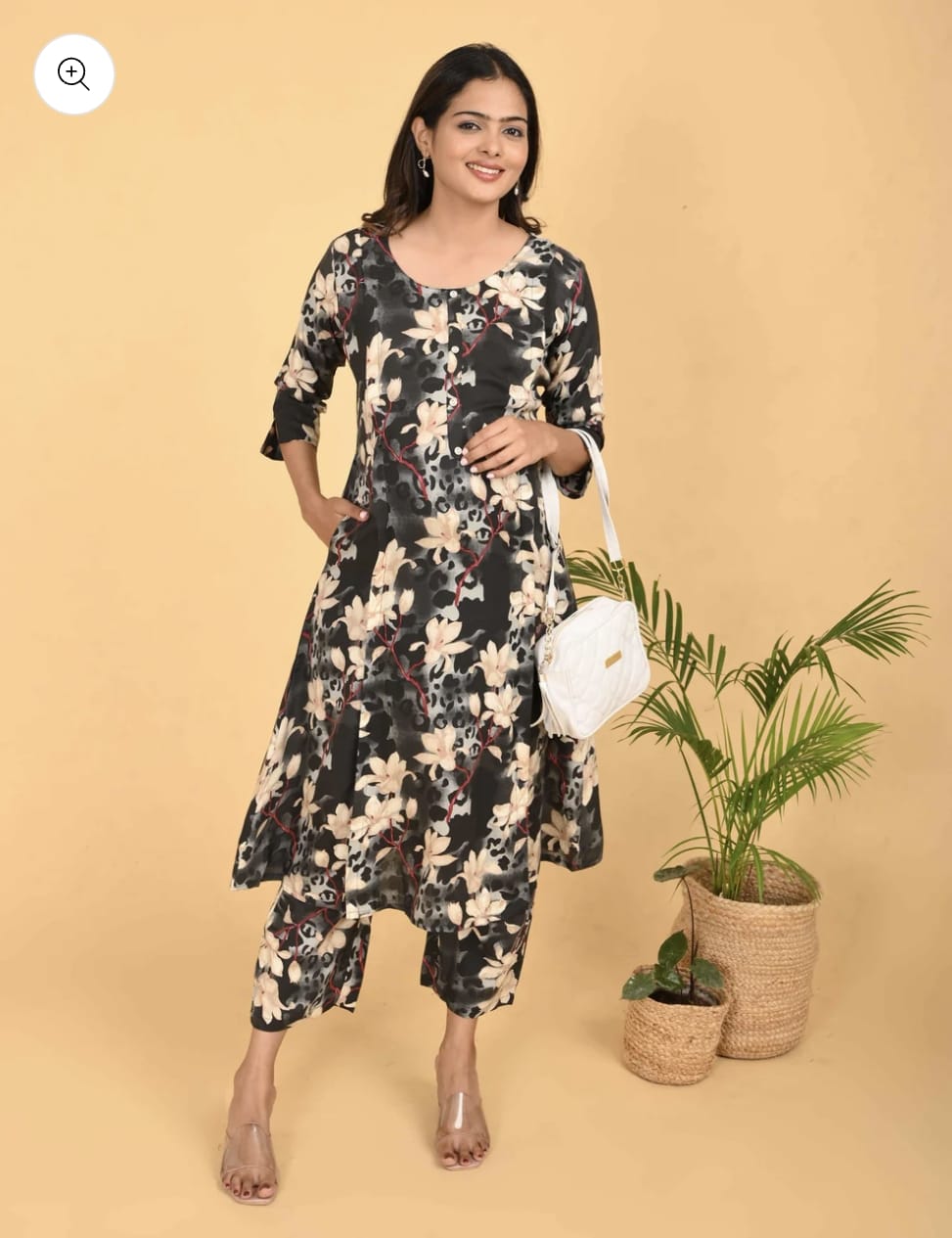 Minelli Maternity / Feeding Kurti  and Pant Set - 9696