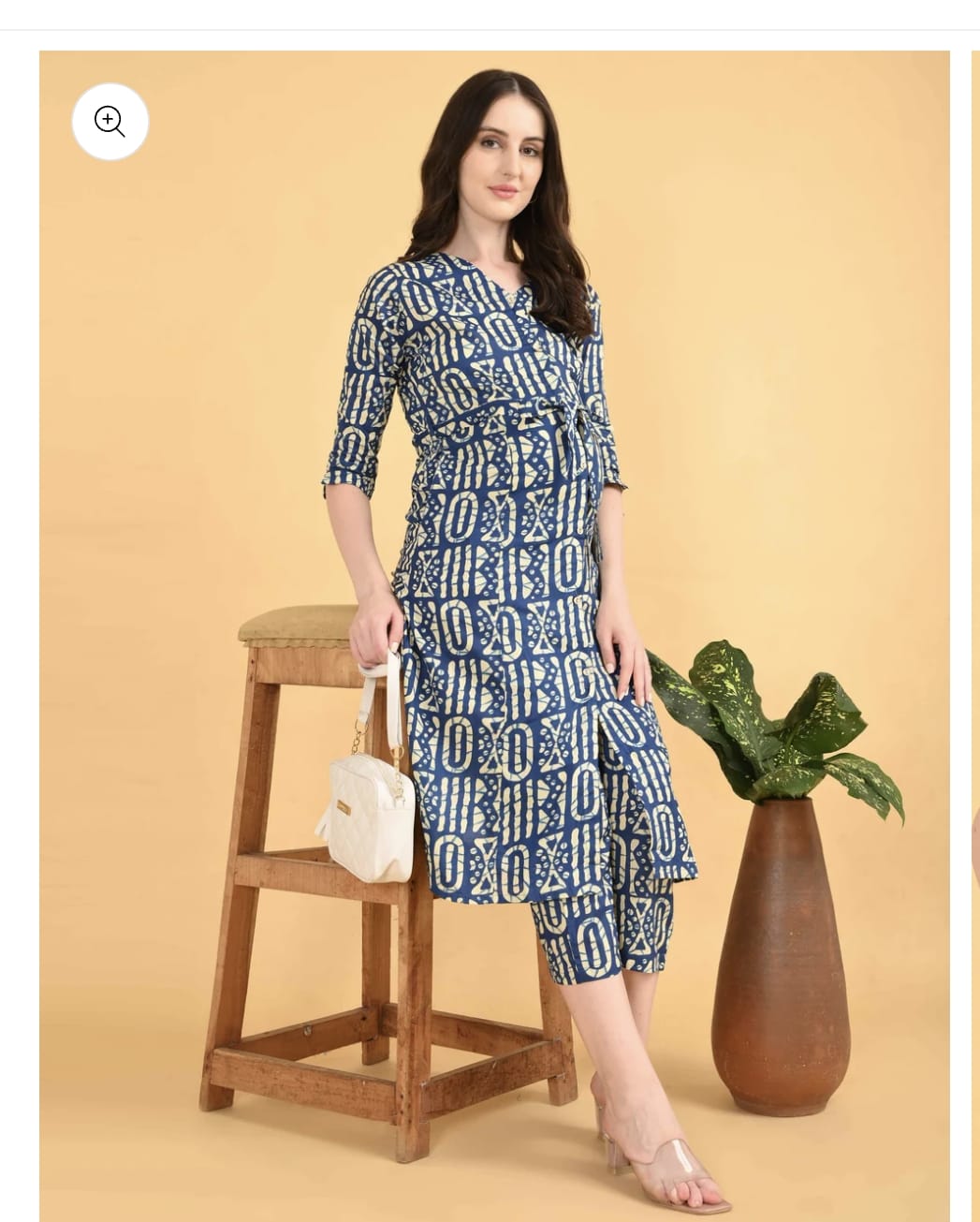 Minelli Maternity / Feeding Kurti  and Pant Set - 9761