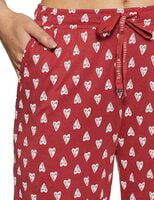 Van Heusen 55307 Lounage Wear Pant (Red Little Hearts) Van Heusen 55307 Lounage Wear Pant (Red Little Hearts)
