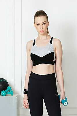 Buy Van Heusen Woman Lingerie and Athleisure Non Wired Padded Antibacterial  Bra online