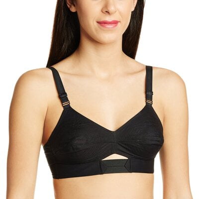 SONA Women's Bee Heart Elastic Strap Full Coverage Cotton Bra