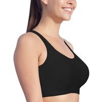 Enamor Solid Metal Free Pop On Sports Bra