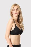 Van Heusen Solid Perforated Cups Non Wired Padded Bra