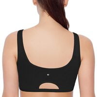 Enamor Solid Metal Free Pop On Sports Bra