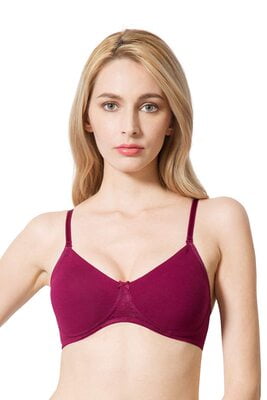 Buy Jockey White Solid Non Wired Non Padded Everyday Bra 1722 0105