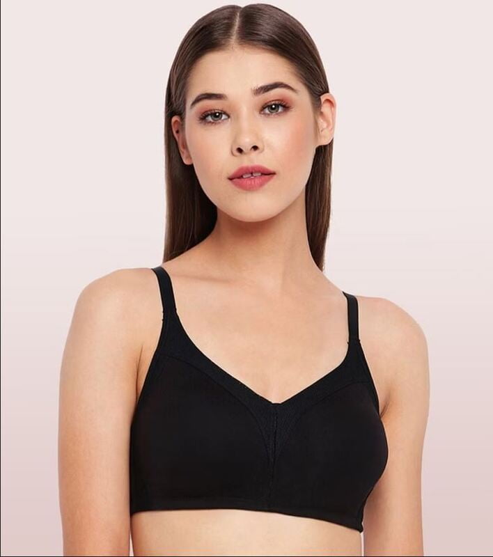 Enamor SB06 Low Impact Bra - Non-Padded, Wirefree & High Coverage Skin