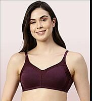 Enamor AB75 M-Frame JIggle Control Full Support Supima Cotton Bra