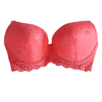 Push up - under wired - back side lace material (Pink) Fancy Bra Push up - under wired - back side lace material (Pink) Fancy Bra