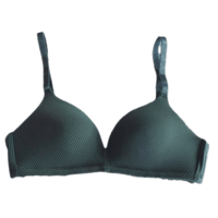 Lightly paded - deep cut neck - seemless satin (Green) Lightly paded - deep cut neck - seemless satin (Green)