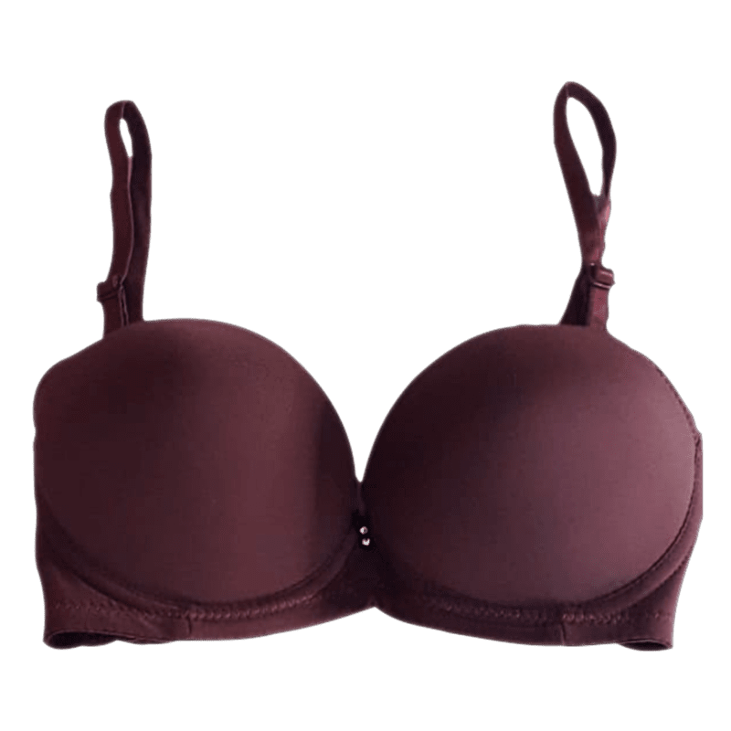 Padded cotton bra