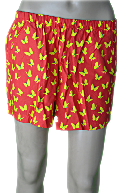 Strawberry Printed Shorts (RED)