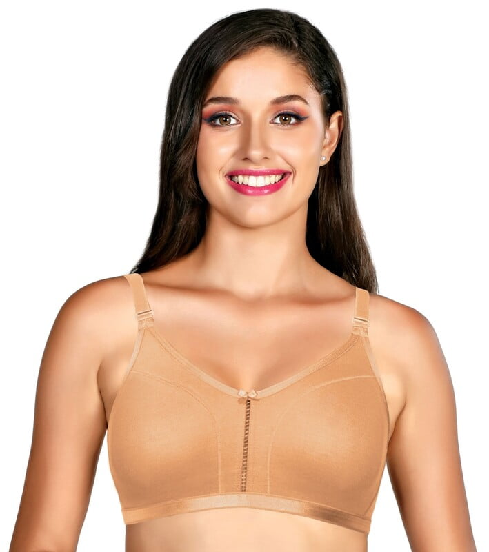 Enamor Cami Bra for Girls-Cotton, Non-Padded, Non Wired, Full Coverage with  Detachable Straps-A022