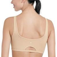 Enamor Solid Metal Free Pop On Sports Bra Enamor Solid Metal Free Pop On Sports Bra