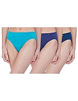 Van Heusen Women's Plain Anti-Bacterial Bikini Dark Assorted (Pack of 3) Van Heusen Women's Plain Anti-Bacterial Bikini Dark Assorted (Pack of 3)