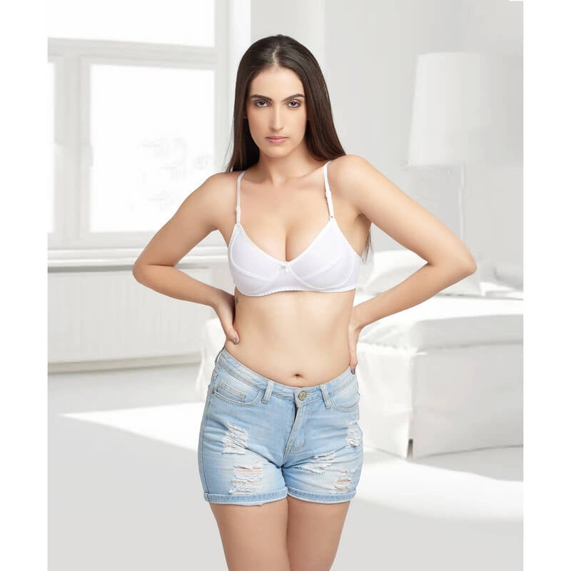 Daisy Dee Cotton Rich Non Padded Moulded Full Coverage Bra
