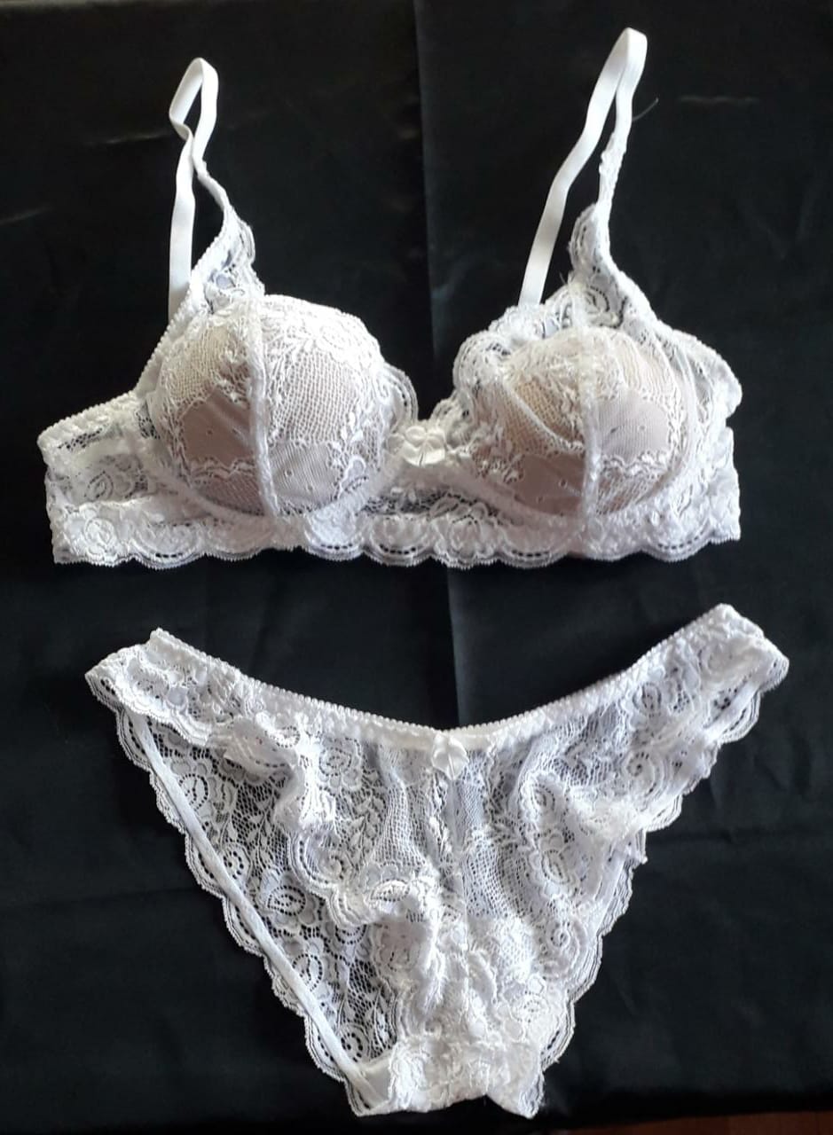 Victoria’s Secret 3 Piece Bra and Panty Set Size 38C/Large