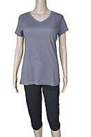 One Apparel Womens V Neck Tee