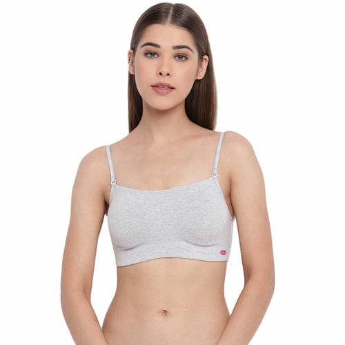 Enamor A022 Cotton Cami With Detachable Straps Bra- Non-padded,wirefree,  High Coverage