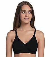 Enamor Metal Free Pop On Low Impact Cotton Sports Bra - Non-Padded &  Wirefree SB06