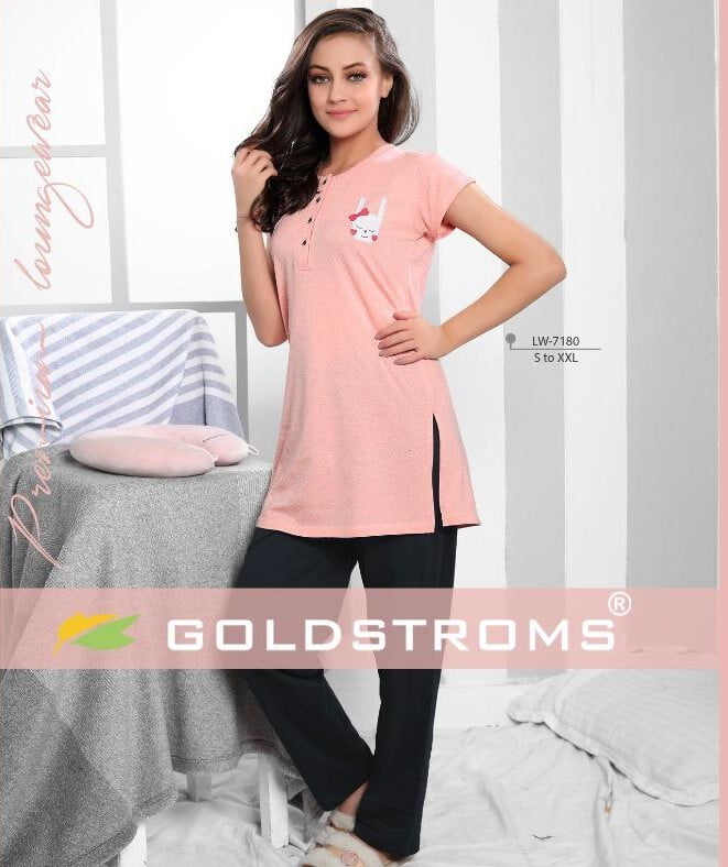 Goldstroms Home Feel Cotton Night Long Slip 9041