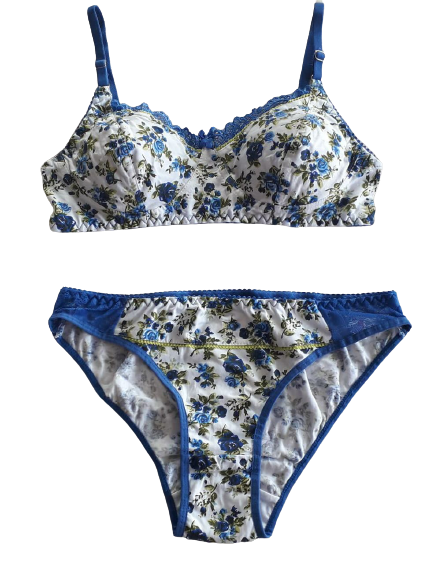 Lady Love Printed Lilly Set Bra & Panty Bridal Set