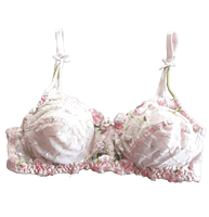 Lady Love Cammy Set Bra & Panty Set-White