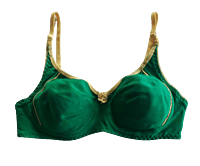 Lady Love FIJI Set Bra & Panty Bridal Set-Yellow With Green