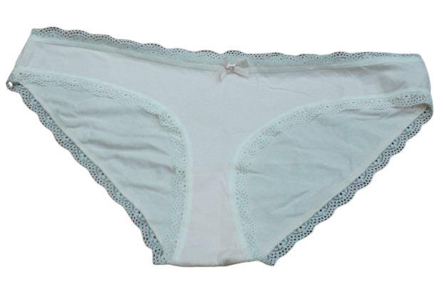 Fancy MeshBikini Lacely Panty- Cream