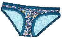 Fancy Mesh Printed Bikini Lacely Panty- Multi colour Fancy Mesh Printed Bikini Lacely Panty- Multi colour